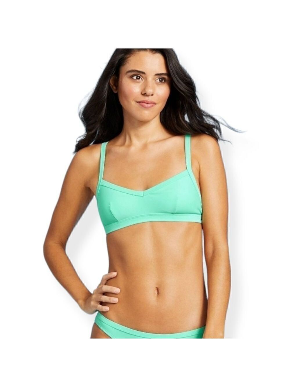 Xhilaration Mint Green  Bralette Bikini Top XS Jrs 00